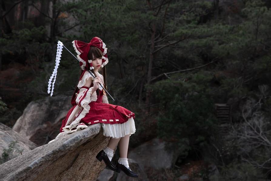 尽收眼底的g44不会受伤雾枝稻荷神社cosplay原图