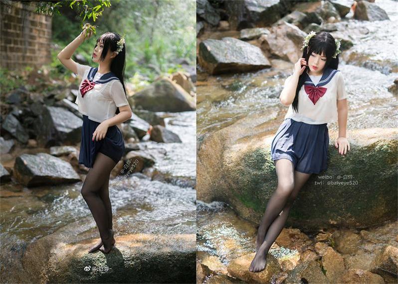 绝美登场的你烨烨狐仙女友 美图套